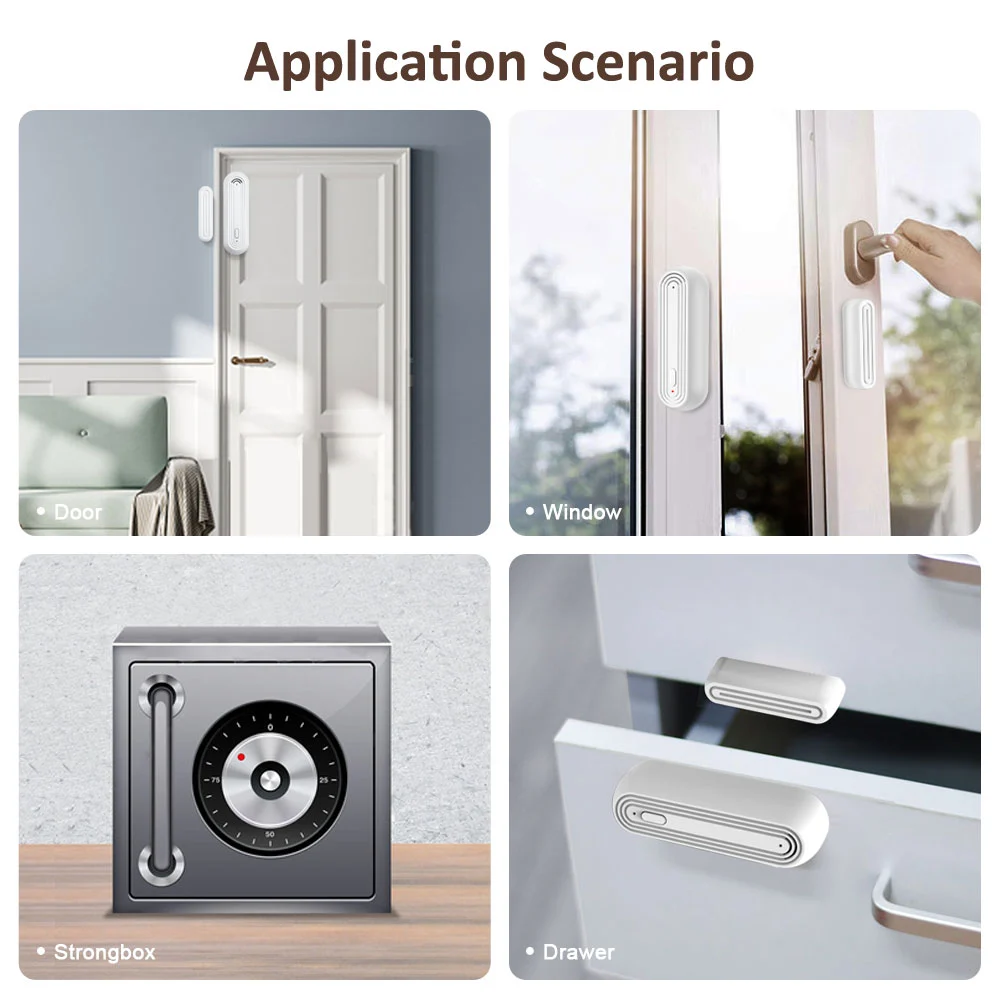 PST-MC400S- Sensor magnético WiFi para puertas y ventanas con alarma PST - Imagen 6